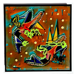 Manolo Blahnik with Frog and Butterflies